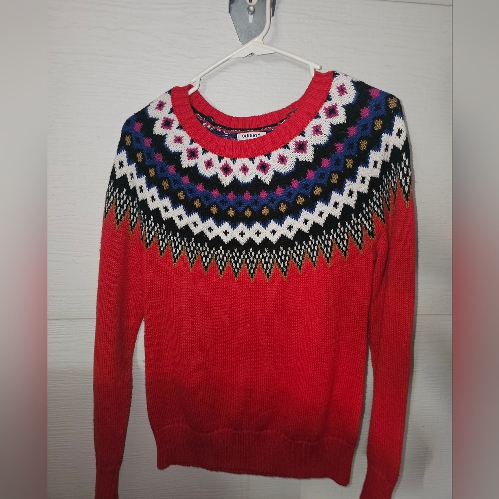 Old Navy Multi-colored Womens Sweater Small